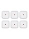 Generic 6-Piece Auto Sensor Baby Bedroom Lamp Square Light Set White 10Cm