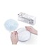 Generic 6-Piece Food Silicone Saran Wrap Cover Lid 6Pfs Clear