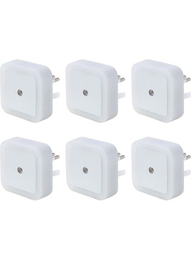 Generic 6-Piece Plug-In Leds Night Lights Warm White