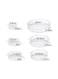 Generic 6-Piece Silicone Stretch Lids Set White