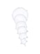 Generic 6-Piece Silicone Stretch Lids Set White