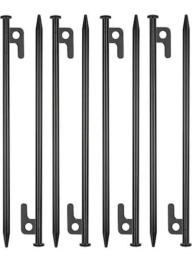 Generic 8 Pcs Outdoor Camping Tent Stakes Tent Pegs Garden Awning Ground Nails 40Cm