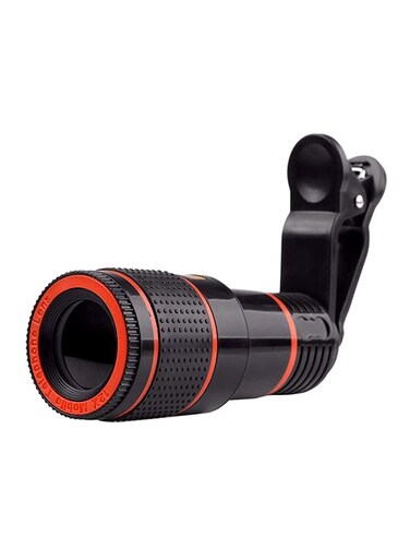 Generic 8X/12X Optical Mobile Phone Zoom Lens Black