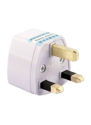 محول طاقة تيار متردد أبيض اللون