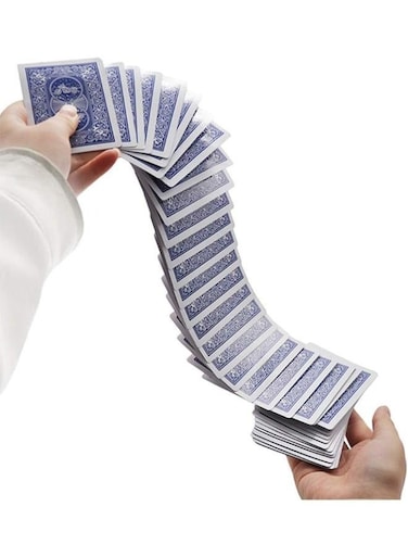 Generic Acrobatics Waterfall Card Magic Tricks Special Deck Close Up Street Gimmick Illusion Prop Funny