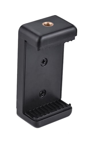 Generic Adjustable Phone Holder Clip Bracket Black