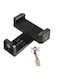 Generic Adjustable Smartphone Clip Holder Clamp Black