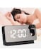 Generic Alarm Clocks, LED Digital Projection Alarm Clock Table Electronic Alarm Clock With Projection Time Projector Bedroom Bedside Clock