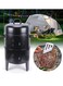 Generic BBQ Charcoal Barbecues Oven Charcoal Grill, Cabinet Bin Large Grill Oven For Parties Festive Events, 80 X 40 Cm