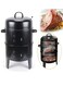 Generic BBQ Charcoal Barbecues Oven Charcoal Grill, Cabinet Bin Large Grill Oven For Parties Festive Events, 80 X 40 Cm