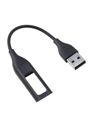 Generic Bracelet Charging Replacement USB Charger Cable For Fitbit Flex Black