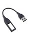 Generic Bracelet Charging Replacement USB Charger Cable For Fitbit Flex Black