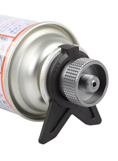 Generic Bracket Gas Cartridge Head Conversion Adapter Inlet Screw Type Outlet Nozzle Bottle Valve