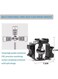 Generic Camera Hot Shoe Lamp Holder Flash Base Live Broadcast Bracket Multi-Function Standard One-Turn Three Camera Shoe Mount 1/4"-20 Tripod Screw Adapter Shoe Mount, For DSLR Camera Rig