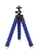 حامل ثلاثي القوائم للكاميرا مع دعامة تثبيت، لون أزرق