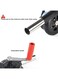 Generic Camping BBQ Manual Air Blower Or Air Blower With Hand Crank For Outdoor Camping Barbecue Fire Bellows Hiking Picnic