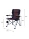 Generic Camping Chair Outdoor Folding Chair Beach Chair With Storage Bag-Portable For Outdoor Activities And Courtyards Load-Bearing 150Kg
