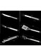 Generic Camping Outdoor Cooking Tool 10Pieces Set Stainless Steel Barbecue Tool Set Spatula Fork Tongs Knife Brush Skewers Barbecue Utensils
