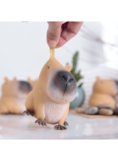 Generic Capybara Large Cavy Stress Relief Squishy Toy - Animal-Shaped Venting And Decompression Toy, Kids' Toy, Interactive Toy