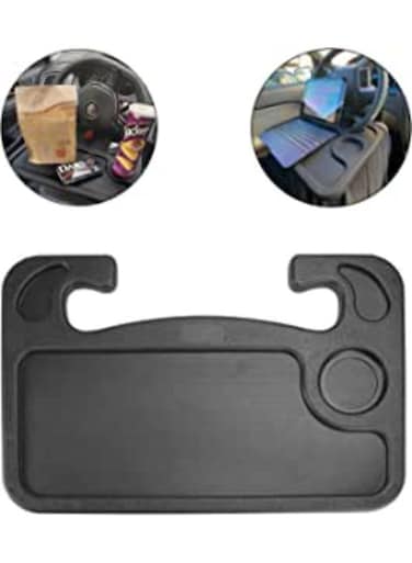 Generic Car Steering Wheel Desk, Travel Car Accessories, Car Stand Trays For Eating, Multipurpose Car Steering Wheel Desk Tray Table