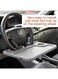 Generic Car Table For Writing Laptop Tablet Or iPad With Pen Slot Food Eating Tray With Cup Holder Car Table Accessories For Drivers Fits Most Vehicle Steering Wheels