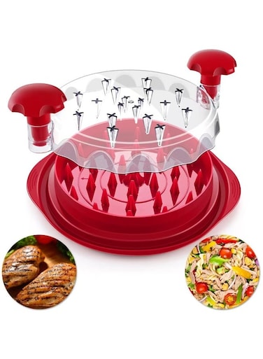 Generic Chicken Shredder And Mincer Shredding Cutting Grinding Auxiliary Tool With Transparent Lid