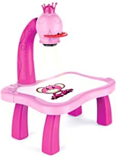 Generic Children's Intelligent Enlightenment Education Projector Color Drawing Board Toy Set Children's Painting Projection Station