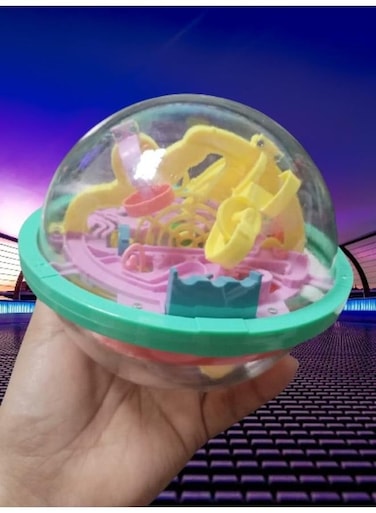 Generic Children's Maze Ball Educational Toy 3D Three-Dimensional Rubik's Cube Rolling Ball Thinking Logic Focus Training Balance Ball