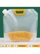 Generic Clear Grain Storage Suction Bags, Stand Up Sealed Odor-Resistant Packaging Bags For Multipurpose Storage
