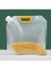Generic Clear Grain Storage Suction Bags, Stand Up Sealed Odor-Resistant Packaging Bags For Multipurpose Storage