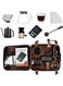 Generic Coffee Set - 9 Pieces With Portable Carry Case, Coffee Kettle With Drip Filter Coffee Share Pot, Filters, Coffee Scale, Double Wall Mug, Manual Coffee Grinder Ts-05