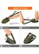 Generic Collapsible Shovel, Heavy Duty Foldable Shovel, Camping Shovel And Pickax, Military Entrenching Tool For Gardening, Camping, Mud&amp;Snow, Off Road, Portable Car Emergency Kit Bs-303G