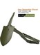 Generic Collapsible Shovel, Heavy Duty Foldable Shovel, Camping Shovel And Pickax, Military Entrenching Tool For Gardening, Camping, Mud&amp;Snow, Off Road, Portable Car Emergency Kit Bs-303G