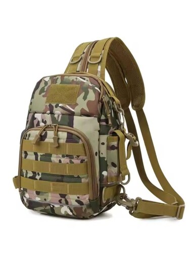 حقيبة كروس بودي عامة للرجال، حقائب كتف، منفذ USB، مناسبة لصيد الأسماك، المشي لمسافات طويلة، الرياضة، الرحلات، التسلق، حقيبة صدر خارجية