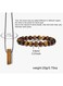 Generic Crystal Necklace And Bracelet Combination Set Tiger Eye Carries Powerful Energy Beaded Jewelry