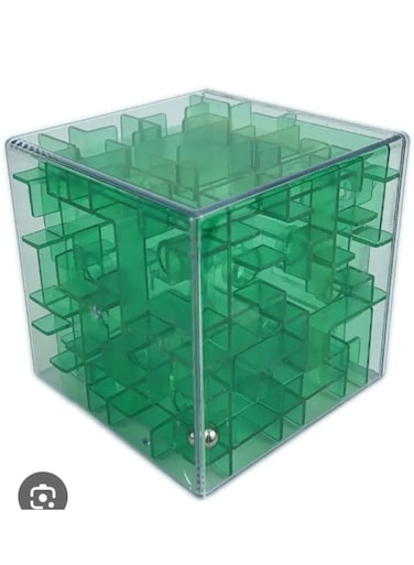Generic Cube Maze 3D Puzzle Three-Dimensional Puzzle Challenge Game Suitable For Children And Adults
