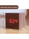 Generic Cubic Wooden Digital Alarm Clock Usb/Battery Operated For Home Office