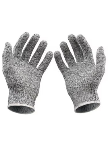 Generic Cut Resistant Gloves Safety Cut Resistant Gloves Cut And Stab Resistant Stainless Steel Wire Metal Mesh Kitchen Butcher Gloves Size: XL