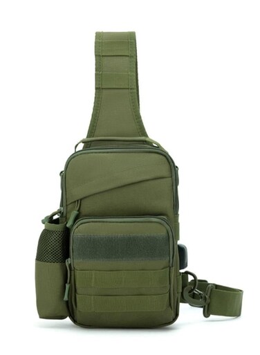 حقيبة صدرية عامة لركوب الدراجات، حقيبة كتف واحدة خارجية، حقيبة كروس بودي قطرية