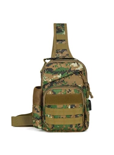 حقيبة صدرية عامة لركوب الدراجات، حقيبة كتف واحدة خارجية، حقيبة كروس بودي قطرية