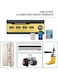 Generic Dc12V-Ac220V Solar Inverter 2200W High Power, Solar Power Inverter Sine Wave Inverter Built-In Cooling Fan, AC Outlets &amp; USB Charging Ports Ideal