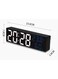 Generic Digital Clock USB Powered Temperature And Humidity Display Night Mode Table Clock With Snooze 12/24H LED Alarm Clock