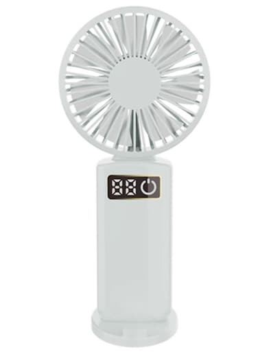 Generic Digital Display Handheld Fan Summer Outdoor Portable Mini Desktop Silent Small Fan USB Charging Small Fan