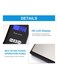 Generic Digital Kitchen Scale Black 14.5X9X2.5Cm