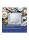 Generic Digital Kitchen Scale Silver 5X4X0.6 Inch
