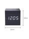 Generic Digital LED Alarm Clock Wood Desk Clock Table Decor Glow Clock Home