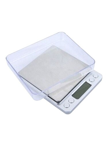 Generic Digital Platform Weighing Balance Scale With Trays Silver