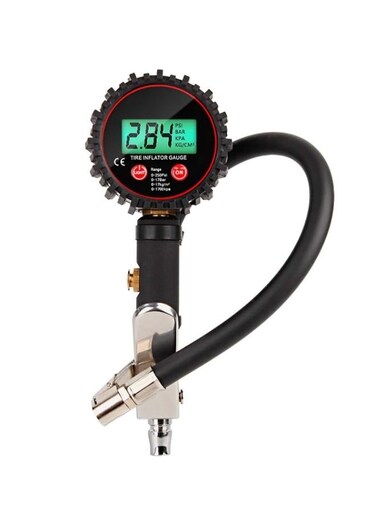 Generic Digital Tire Inflator With Pressure Gauge For Heavy Duty