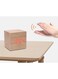Generic Digital Wooden Alarm Clock With USB And Battery Powered, LED Display, Time Date And Temperature Display, Mini Cube