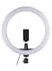 Generic Dimmable Video Shooting LED Ring Photography Light Black/White